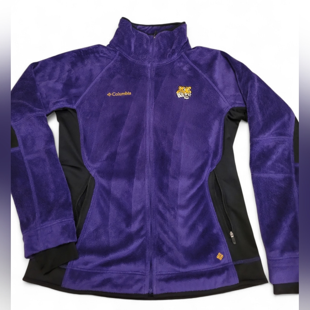 SOLD. PLEASE DO NOT BUY. Columbia LSU Tigers Fleece Jacket Womens